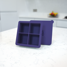 Load image into Gallery viewer, Itsy Silicone Snack + Store Tray (Purple)