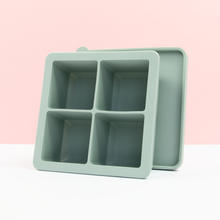Load image into Gallery viewer, Itsy Silicone Snack + Store Tray (Cool Grey)