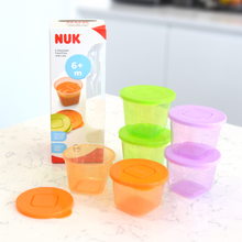 Load image into Gallery viewer, NUK Stackable Pots 6 Pack
