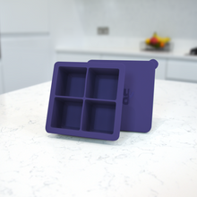 Load image into Gallery viewer, Itsy Silicone Snack + Store Tray (Purple)
