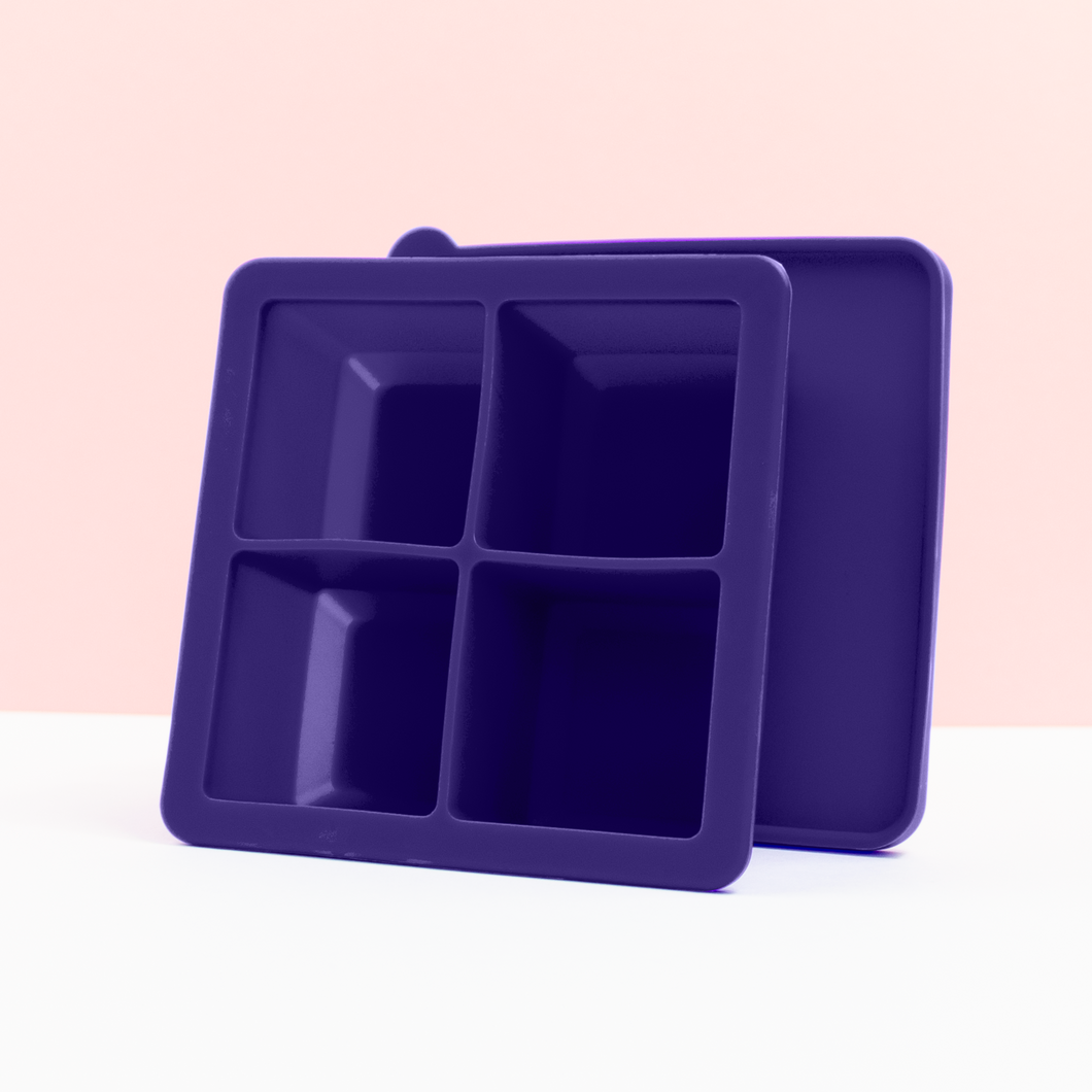 Itsy Silicone Snack + Store Tray (Purple)